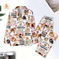 Christmas Pomeranian Dog Pajamas Set