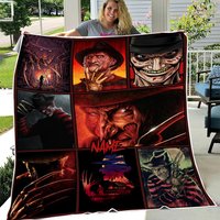 Personalized Freddy Krueger Blanket
