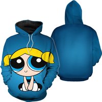 Power Puff Girls 3d Full Over Print Hoodie