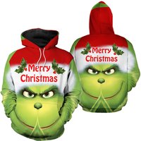 The Grin Merry Christmas Hoodie 3d Hoodie