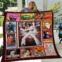 King Of Rock And Roll Fan Blanket