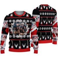 Eddie Halen Ugly Christmas Sweater, Christmas Sweater, Ugly Knitted Sweater