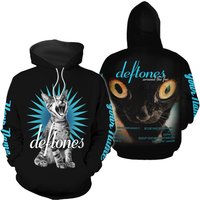 Custom Nam Deftone Around The Fur Cat 90s Music 3d Hoodie