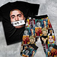 Emnem Pajamas Set, Emnem Shirt Pajamas Set