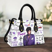 Prince Purple Music Women Leather Handbag