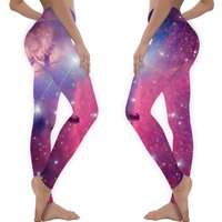 Purple Galaxy Leggings