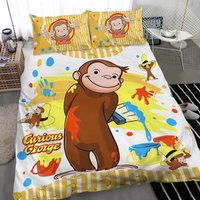 Customized Curious George Bedding Set