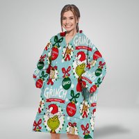 Grin Blanket Hoodie, Christmas Grin Blanket Hoodie