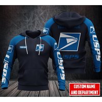 Personalized Name Proud Postal Worker 3d All Over Printed Hoodie