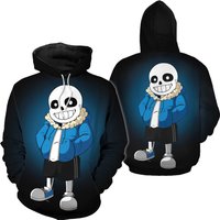 Undertale Cartoon Anime 3d Printed Hoodie