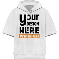Custom Aop Short Sleeve Hooded For Men