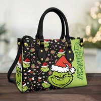 Christmas Funny Character Leather Handbag