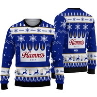 Personalized Hamm's Beer Ugly Christmas Sweater