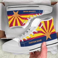 Arizonna Flag Men's High Top Sneaker