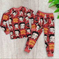 Betty Boop All-over Print Adult Pajamas Set