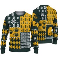 Green Bay Parkers Christmas Football Ugly Sweater