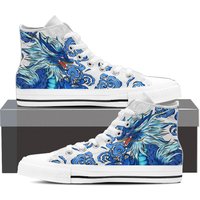Hand Painted Men's High Top Sneakers