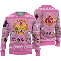 Merry Senshi Sailor Moon Christmas Ugly Sweater, Anime Sweatshirt