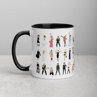Madonna Illustrated Mug - Pop Art, Girl Power Gift, Minimalist Art