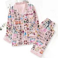 Tayl0r Pink Pajamas Set, Tayl0r Version Tour Pajamas Set,