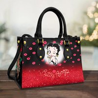Betty Boop Leather Bag, Vintage Handbag,shopping Bag