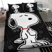 Snoopy Bedding Set 3pcs Duvet Cover