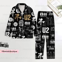 U2 Band Pajamas Set, U2 Matching Pajamas Set