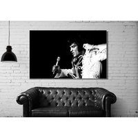 Elvis Presley Canvas, King Of Rock And Roll Canvas