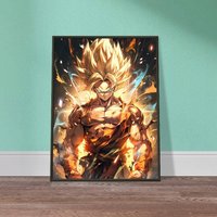 Super Saiyan Goku Dragon Ball Anime Canvas Art