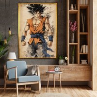 Goku Dragon Ball Anime Canvas Art - Wall Decor