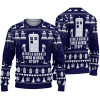 Wibbly Wobbly Timey Wimey Stuff Doctor Who Ugly Sweater