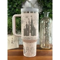 40oz Tumbler With Magic Castle