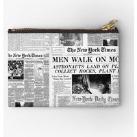 Newspaper Makeup Bag