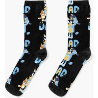 Blueys Father And Kid Socks