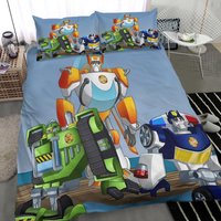 Cartoon Movies Transformers Rescue Bots Bedding Sets