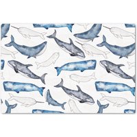 Watercolor Whales Tissue Paper