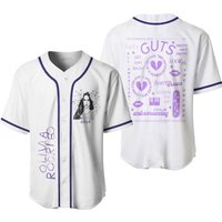 Olivia Rodrigo Guts Full Date Tour 2024 Baseball Jersey