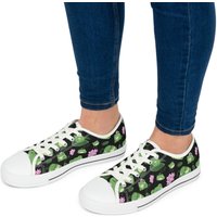 Cottagecore Frog Low Top Sneakers For Frog Lovers