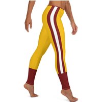 Washington Fan/ Cute Ladies Football Style Sports Leggings