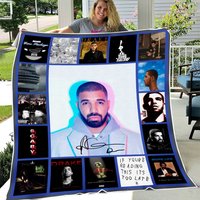 Drake Rapper Albums Premium Fleece Blanket