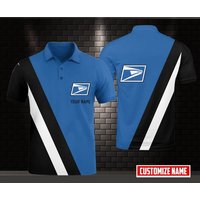 Postal Worker Polo Shirt Men, Postman Polo Shirt