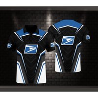 Postal Worker Polo Shirt Men, Postman Polo Shirt
