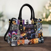 Prince Pur Rain Handbag, Prince Purple Leather Bag