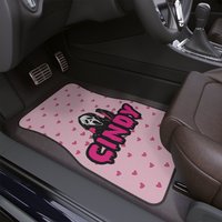Custom No You Hang Up Car Floor Mats, Funny Pink Ghost Face Personalised Car Accessories