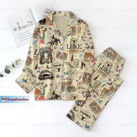 Lukee Comb Pajamas Set