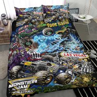 Monster Truck Personalized Bedding Set