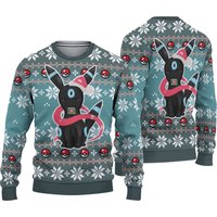 Shiny Umbreon Knitted Umbreon Ugly Christmas Sweater
