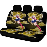 Sailor Moon Car Back Seat Covers Custom Sailor Moon Anime Car Accessories