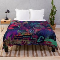 Glass Animals Throw Blanket