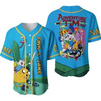 Finn And Jake Jersey, Adventure Time Baseball Jersey